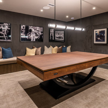 Wooden Thesus Pool Table with a Conversion Top