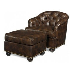 Leather Chairs and Ottomans - Products