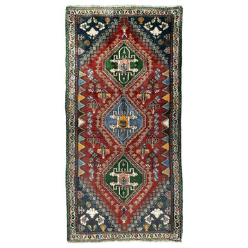 Persian Rug Shiraz 5'7"x2'10" Hand Knotted