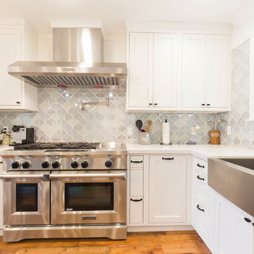 Walnut Creek General Remodeling - Kitchen - living fireplace