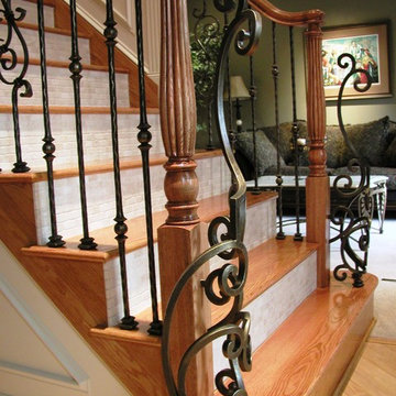 New Rail w/ Tuscan Iron Balusters in Woolwich Twp.