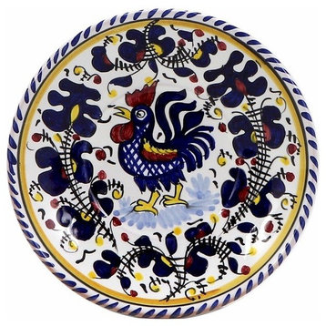 Orvieto Blue Rooster Small Bread Plate 7 Diam. Saucer