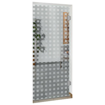 swing glass door, Mini-Frames Design, Non-Private, 28"x80" Inches, 3/8" (10mm)