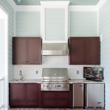 Coastal inspired estate sited on over one acre on Lake Butler in Windermere