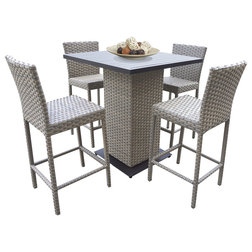 Tropical Outdoor Pub And Bistro Sets by Design Furnishings
