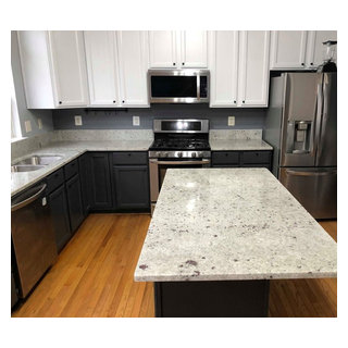 Colonial White granite kitchen countertops in Gaithersburg, Maryland ...