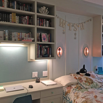 Teen Bedroom: Maximizing space with built-ins