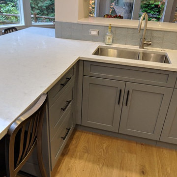 Transitional Kitchen in Capilano