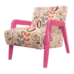 Mid-century Chairs / aqua floral - Products