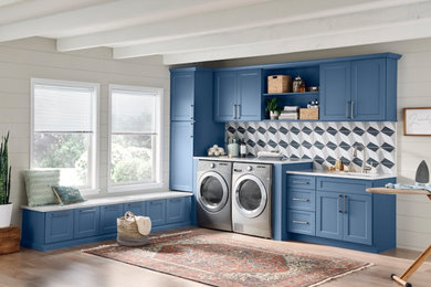 Laundry room - contemporary laundry room idea in Baltimore