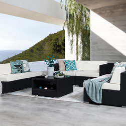 Lavita Furniture - MODA Seven Ways Outdoor Lounge System - Outdoor Lounges