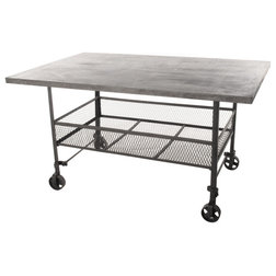 Industrial Desks And Hutches by Kathy Kuo Home