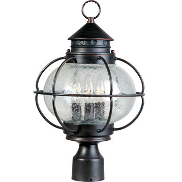 Portsmouth 3-Light Outdoor Pole/Post Lantern in Oil Rubbed Bronze