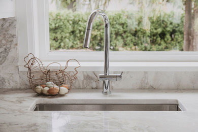 Kitchen - french country kitchen idea in Other