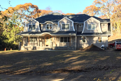 Inspiration for an exterior home remodel in New York