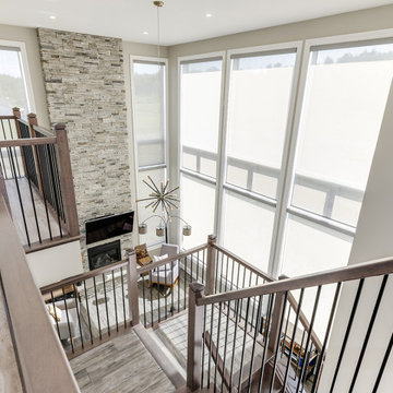 Emmett Road Custom Home - Living Room