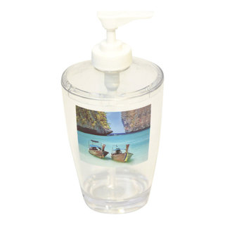 Relax Ivory Bath Hand Soap & Lotion Dispenser 10 fl oz