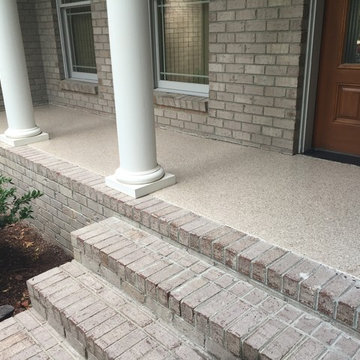 Front Porch & Garage