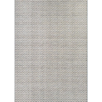 Marion Area Rug, Light Brown/Ivory, Rectangle, 6'6"x9'6"