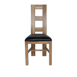 Newman Upholstered Seat Solid Oak Chair - Products