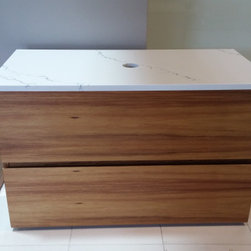 Blackbutt timber vanity - Bathroom Vanities