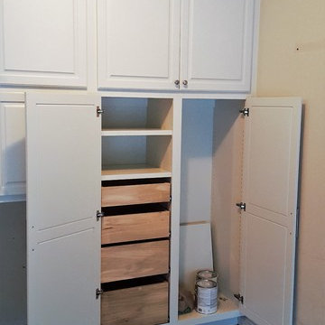 Garage Cabinets with Fridge