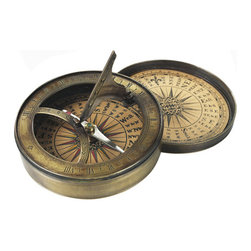 Inviting Home Inc. - Compass With Sundial - Home Decor