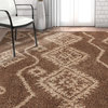 Well Woven Nomad Gracious Modern Beige Moroccan Shag Area Rug, 3'11'' X 5'3''