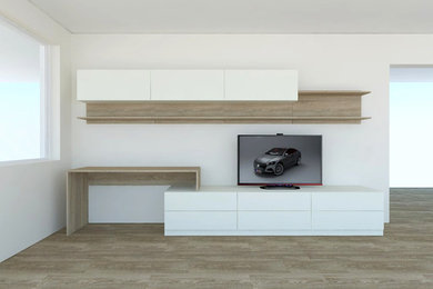 Work Space & Living Room Furniture Rendering