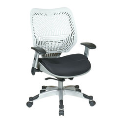 Back and Raven Mesh Managers Office Chair - Office Chairs