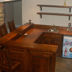 Custom Bars - Indoor Pub And Bistro Tables