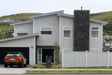 Modern exterior home idea in Wellington