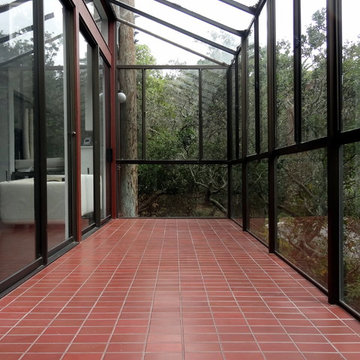 Living Room and Porch Floors Transformed with Custom Seagrass Rugs