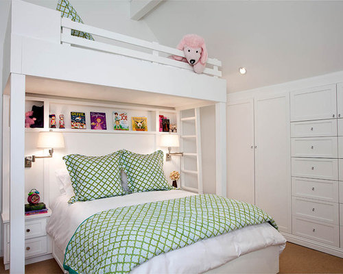 Twin Over Queen Bunk Bed Design Ideas & Remodel Pictures | Houzz - SaveEmail