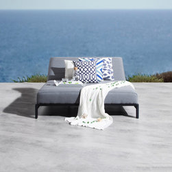 NOOSA Outdoor Double Sun Lounge - Outdoor Lounges