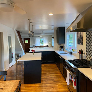 An IKEA kitchen island design gave a big boost to her kitchen