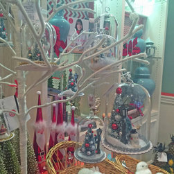 Glass Dome Ornaments - Christmas Ornaments