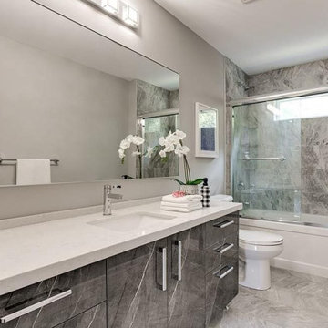 Urban Marble Fanfare, Bathroom Remodel in Mountain View CA