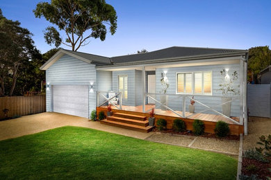 Photo of a beach style exterior in Melbourne.