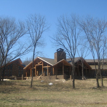 Timber Frame River House