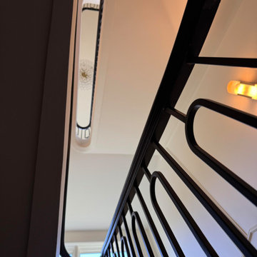 Project #134 | Straight Staircase with Elliptical Stringer