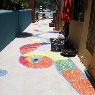 Mosaic Tile Walkway
