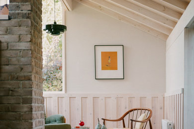 Photo of a medium sized contemporary living room in Kent.