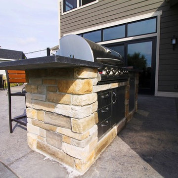 Outdoor Living - Custom Grilling Station