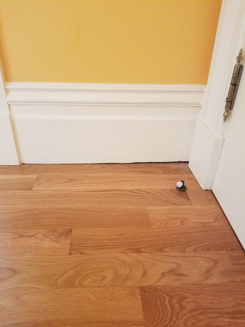 Best Way To Fix Jagged Baseboard Bottom, How To Fix Crooked Laminate Flooring
