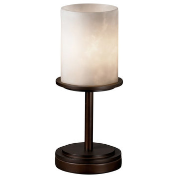 Justice Designs Clouds Dakota 1-Light Table Lamp (Short), Dark Bronze