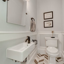 first floor half bath