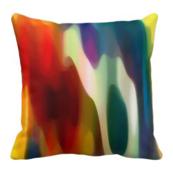 Abstract Art Fury Pillow - Decorative Pillows