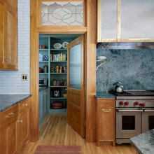 Kitchen Behind Stove Idea W/ man made stone