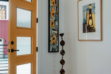 Example of a minimalist entryway design in Denver